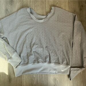 Nike Reversible logo grey sweater SIZE‎ SMALL